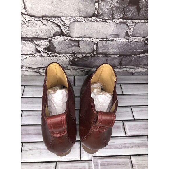 Madewell The Regan Cabernet Leather Chelsea Ankle Boots Women 8.5M US/39 #J8307 - Picture 7 of 16